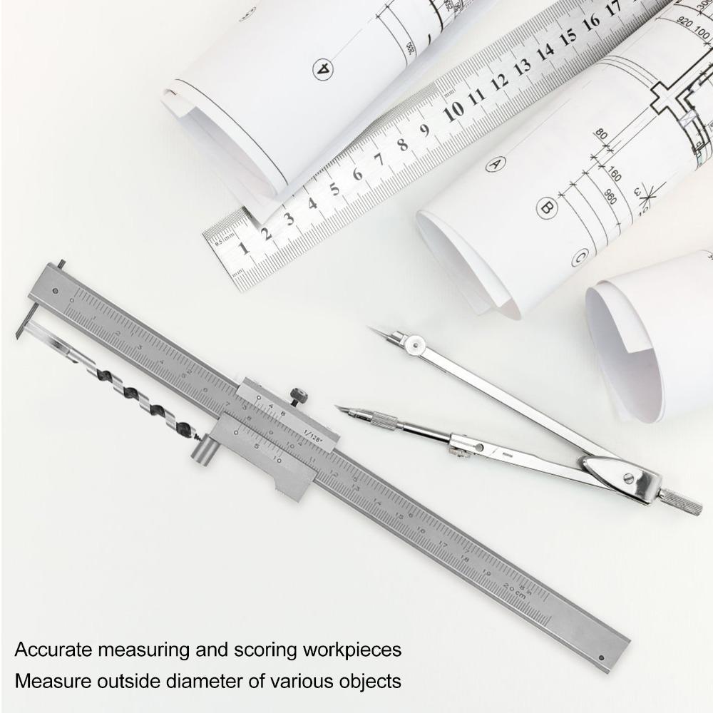 0.05 mm Accuracy Parallel Crossed Caliper Vernier Scribing Caliper Metalworking, Woodworking