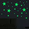 Glow in the Dark Unicorn Star Wall Sticker Luminous Ceiling Wall DIY Decal Kids Unicorn Birthday Party Gift Home Room Decoration