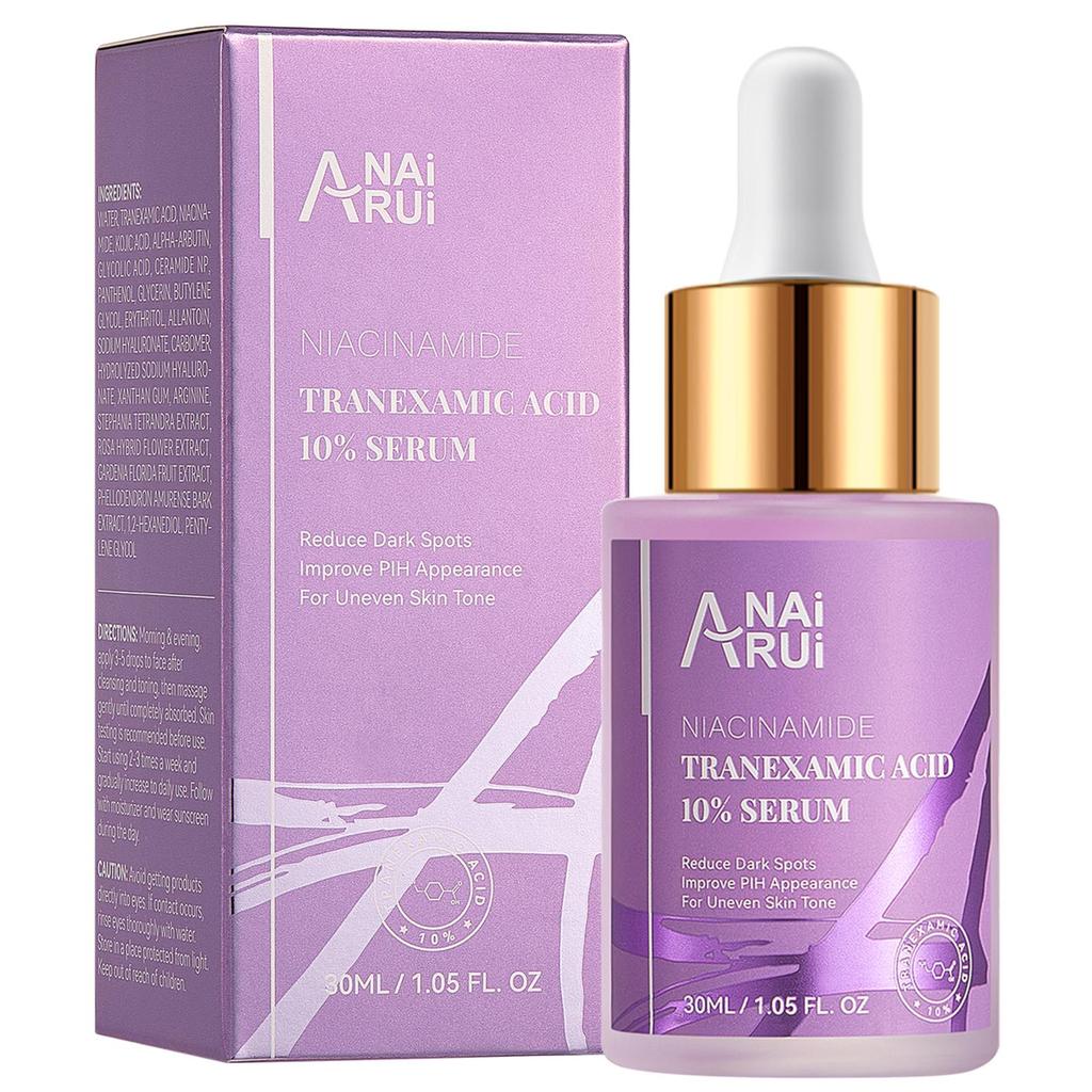ANAiRUi 10% Tranexamsäure Serum, Niacinamid & Hyaluronsäure Hauttonausgleichende Essenz