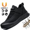 Customized Labor Insurance Shoes Men's Autumn and Winter Four-season Models Anti-smashing and Anti-piercing Safety Protective Shoes Construction