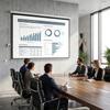 Projector Screen, Incl. Remote Control, 84 Inches, 4:3 Format, 171x130 Cm, White