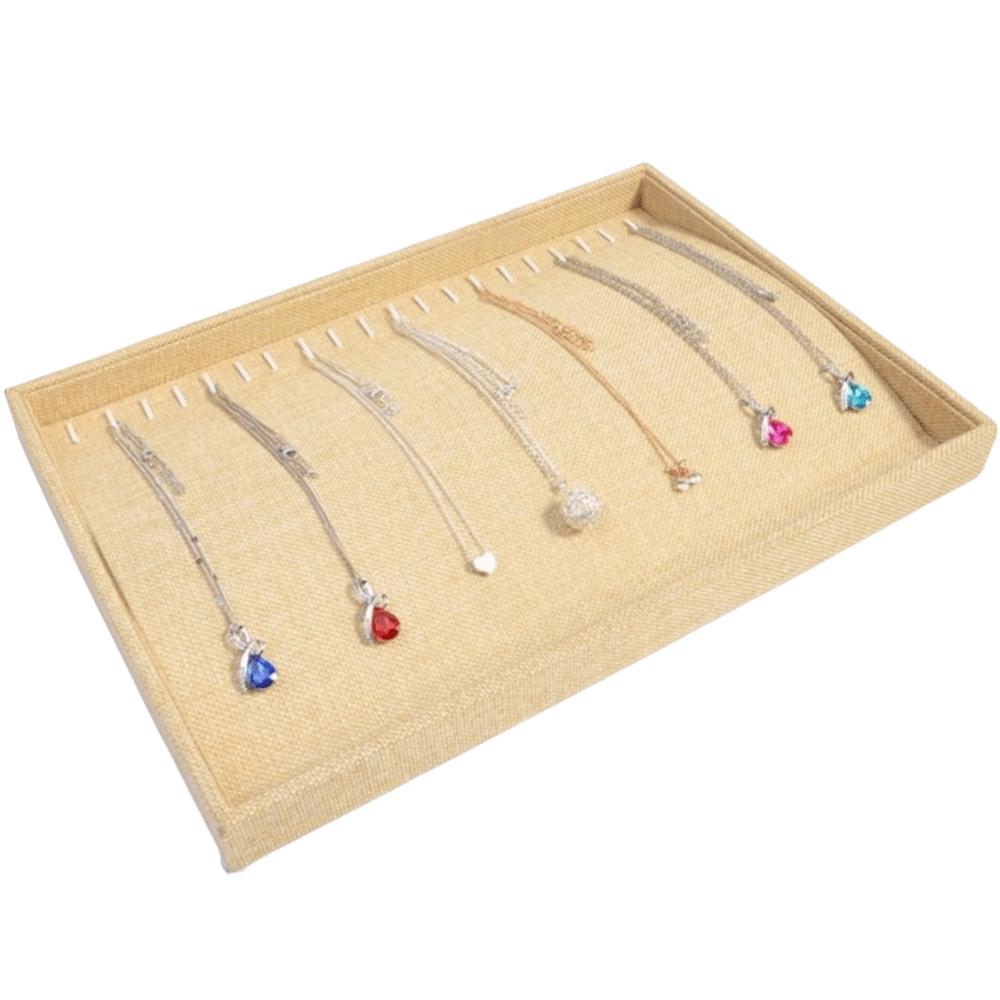 Multifunctional Linen Jewelry Tray Retro Jewelry Organizer Jewelry Box  Boutique