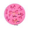 Size Bow Mold Silicone Mold Cake Chocolate Handmade Soap Mold Silicone Soft Clay Stereo Fondant Mold