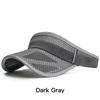 Verstellbare Atmungsaktive Anti-UV Leere Oberseite Sonnenschirm Unisex Kappe Für Outdoor-Sportarten Tennis Golf Laufen Strand Reisen Party