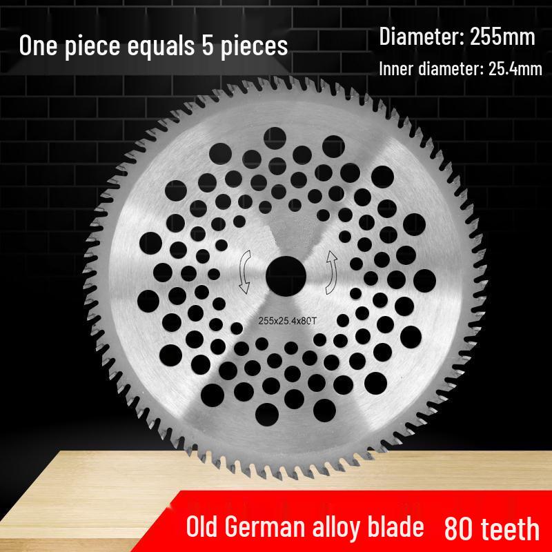 Wear-Resistant SK5 Alloy Manganese Steel Lawn Mower Blade for Honda Brush Cutter