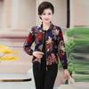 Long Sleeve Blouse Womens Autumn Spring Cherry Printed Thin T-Shirt Ladies Work Tops