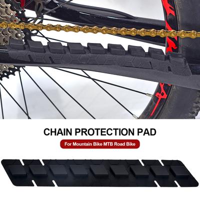 Silicone Bicycle Chainstay Protector Pad Chain Protection Sticker Anti Scratch for Mountain Bike MTB Road Bike