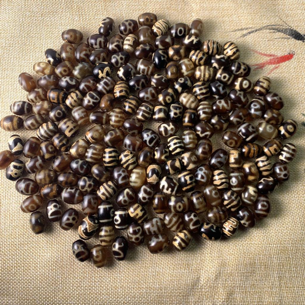 Duo Bao Da Luo 19x13.5mm Dzi Bead Pendant Necklace Bracelet DIY Accessories