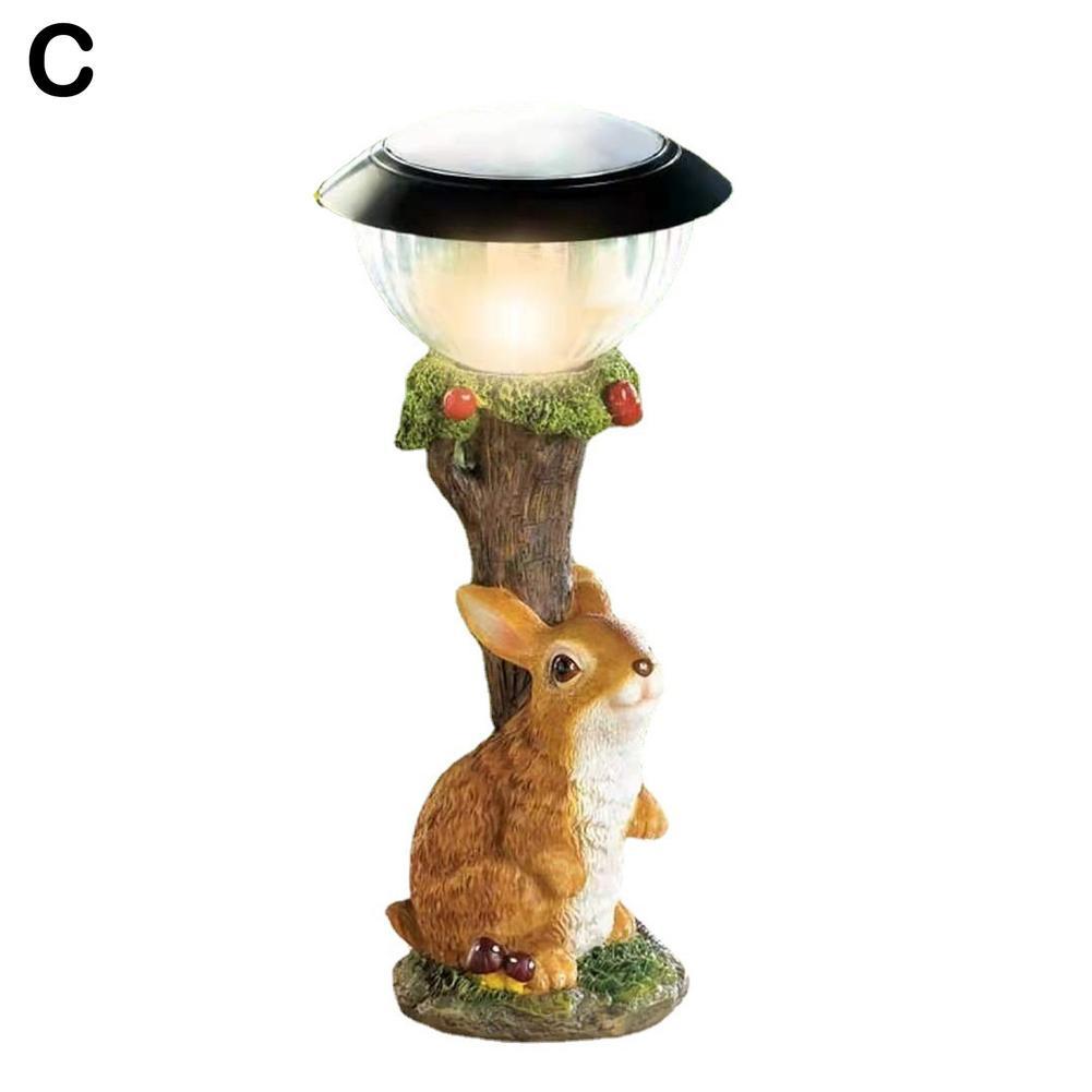 Solar Lamp For Cat And Dog, Dog, Rabbit Creativity, StatueWindow Animal LightDecoration Climbing Decor, Garden, Home Room