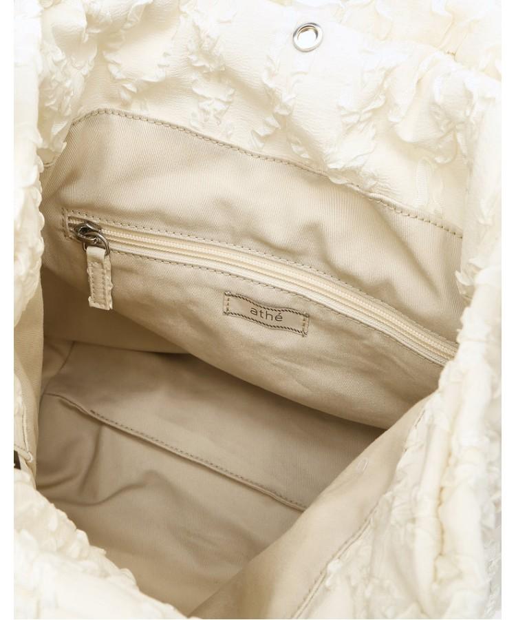 Athe Vanessabruno [Ruban] Ivory Lace Ribbon Backpack And Shoulder Bag S Aaba6F913Iv