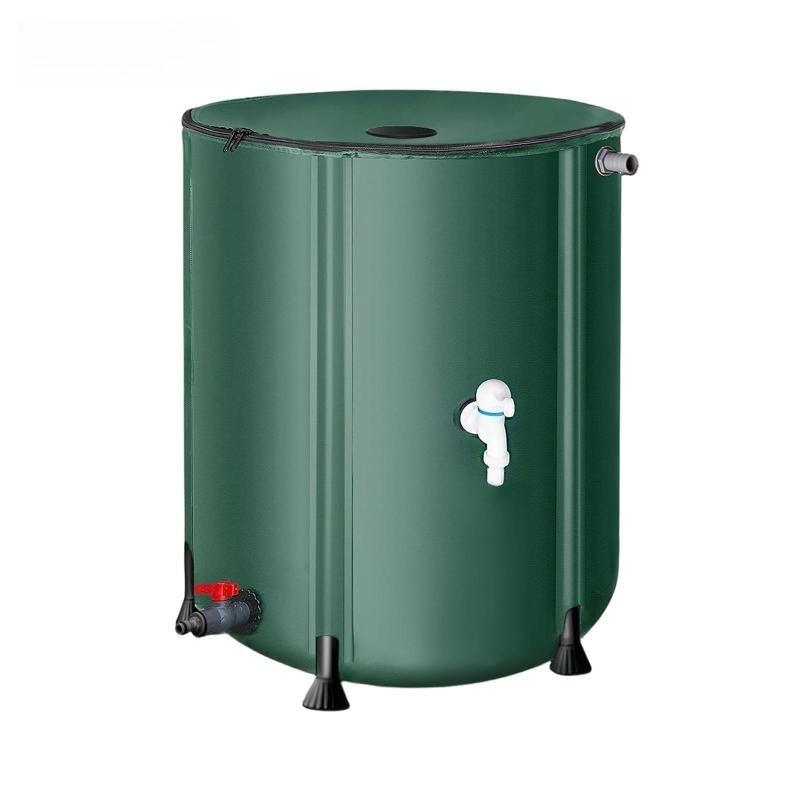 Foldable Rain Barrel Container Practical Large Capacity Convenient Water Catcher Camping Garden Rainwater Collect System
