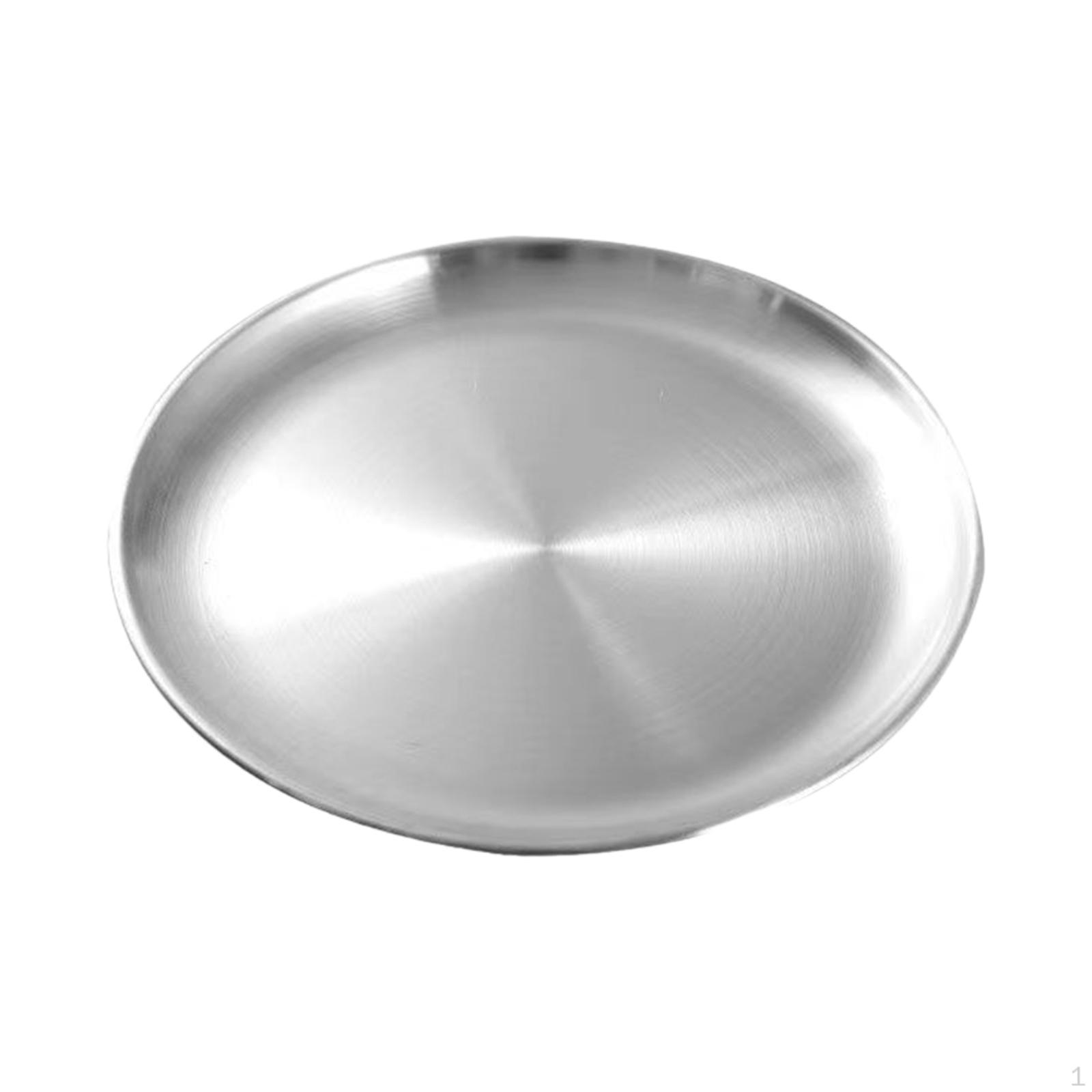 

Современная коллекция тарелок из нержавеющей стали для домашнего стола 14cm