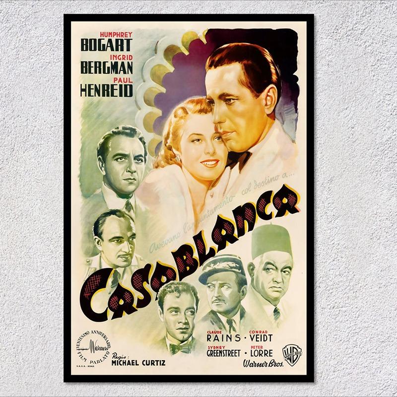 Classic Retro Collectible Old Movie Canvas Poster Classic Film Print Broadway Wall Art Pictures Western Home Decoration