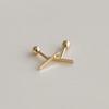 14k Daily Stick Bar Piercing (14k Gold) (Bar Thickness 1mm) PIB05