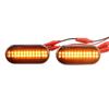 2Pcs Dynamic Flowing LED Side Marker Turn Signal Light for Vw Transporter T5 Polo Golf 3 4 Passat B5 Sharan Lupo Bora Multivan