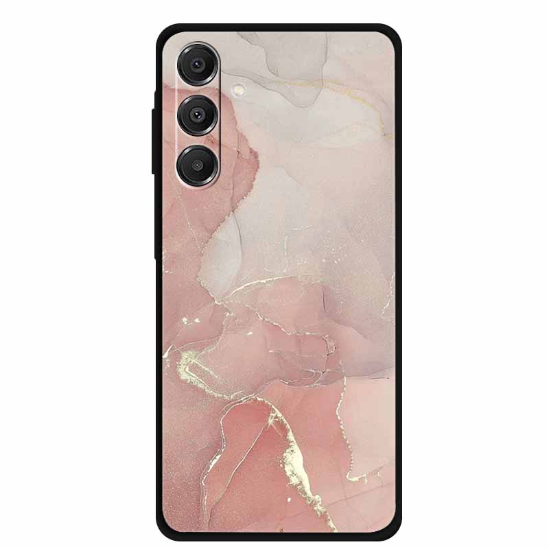 For Samsung Galaxy A14 A15 A16 5G Case Marble Soft TPU Phone Back Cover For Samsung A14 A15 4G Shockproof Silicone Painted Coque