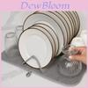 Modern Minimalist Nylon Draining Bowl Rack For Kitchen Countertop Storage And Organization