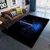 Colorful Music Guitar Melody 3D Printed Carpets for Living Room Non-Slip Area Rug Bedroom Bedside Home Decor Washable Floor Mat
