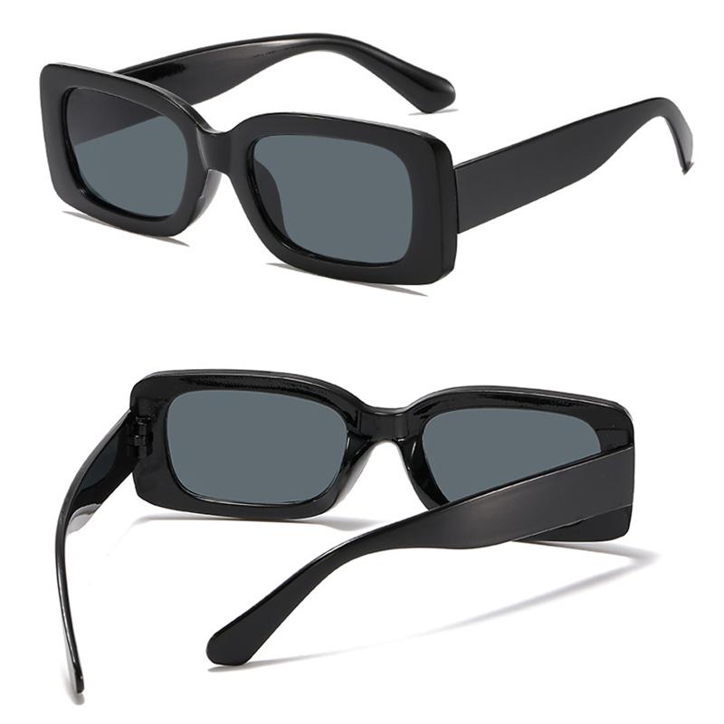 Popular Women's Sunglasses Trend Rectangle Big Frame Glasses Men Bar Party Hip Hop Eyewear