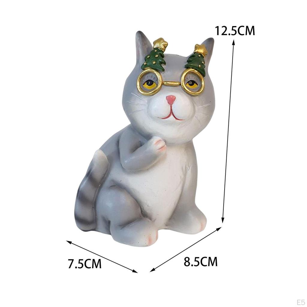 Cat Statue Home Decoration, Ornaments for Modern Decoration Large Animal Sculpture