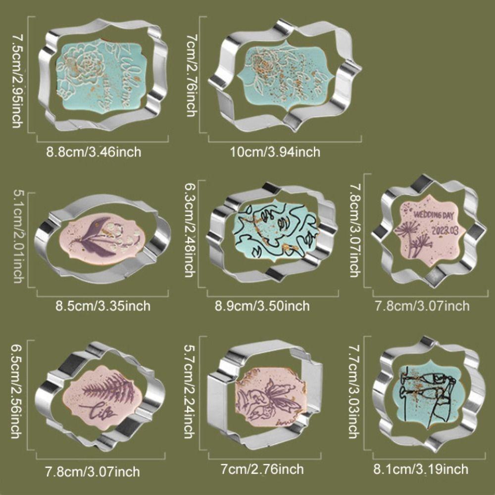 Cartoon Dinosaur Biscuit Mold Stainless Stell Cookie Making Set Biscuit Cutting  Dinner Party