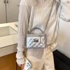 Crossbody Bag Women PU Quilted Chain Strap Daily Commute