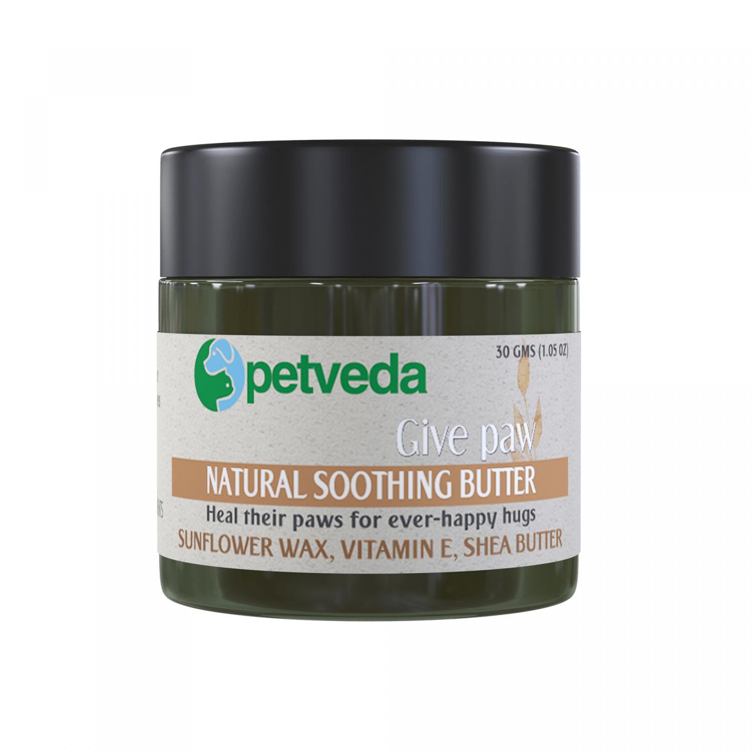 

Масло для ухода за лапами (30 г), Natural Soothing Butter, Petveda