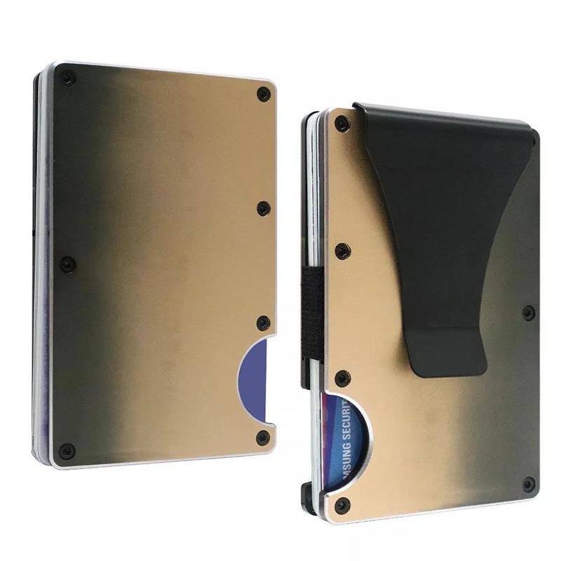 New RFID Blocking Carbon Fiber Wallet with Money Clip