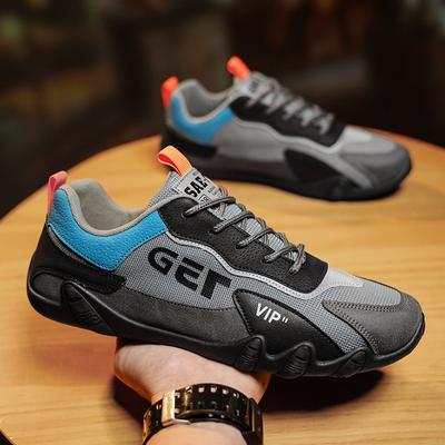 Fashion Fashion Men's Sneakers Spring New Hot Heals Casual Shoes Male Non-slip Breathable Pu Leather Running Shoes Lightweight Flat Shoe