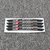 For Toyota GR SPORT Wheel Hub Logo Sticker Car Rim Decoration Aluminum Steel Modified ZI9