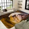 Anime French Bulldogs Floor Mat Cheaper Anti-slip Modern Living Room Balcony Printed Bedside Mats