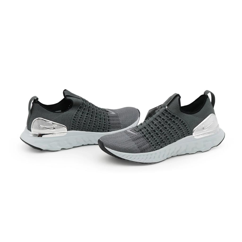 CJ0277-006 Nike REACT PHANTOM RUN FK 2 IRON GREY METALLIC SILVER BLACK (Men's)