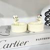 Cartoon Kitten Candlestick Decoration Home Ornament