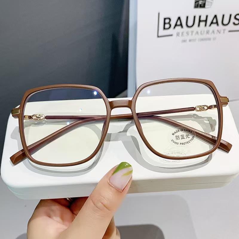 Transparent Computer Glasses Frame Anti Blue Light Square Eyewear for Women Men Optical Spectacle Eyeglass