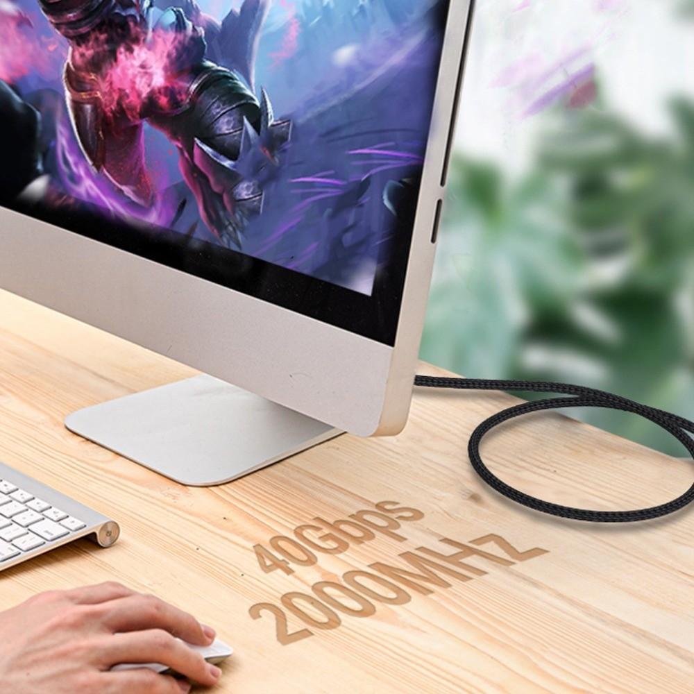 Copper Wire CAT8 Ethernet Cable Double Shield Cat 8 Patch Cable Ethernet Extension Cord  Laptop