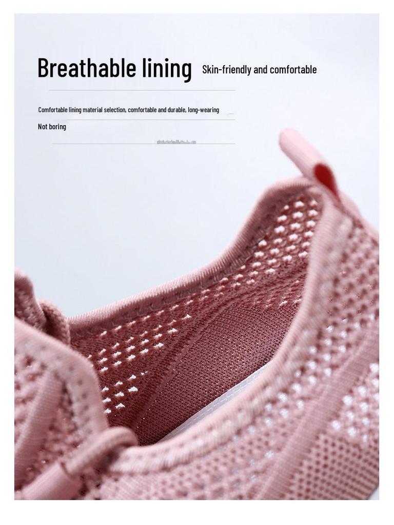 Women's Lightweight Mesh Hollow Out Casual Sports Shoes - Soft Sole, Summer Style