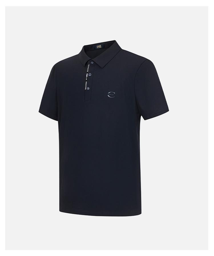 [Classic 3D Letter Version] 26 Spring/Summer Simple Solid Color Versatile Men's Short Sleeve Polo Shirt