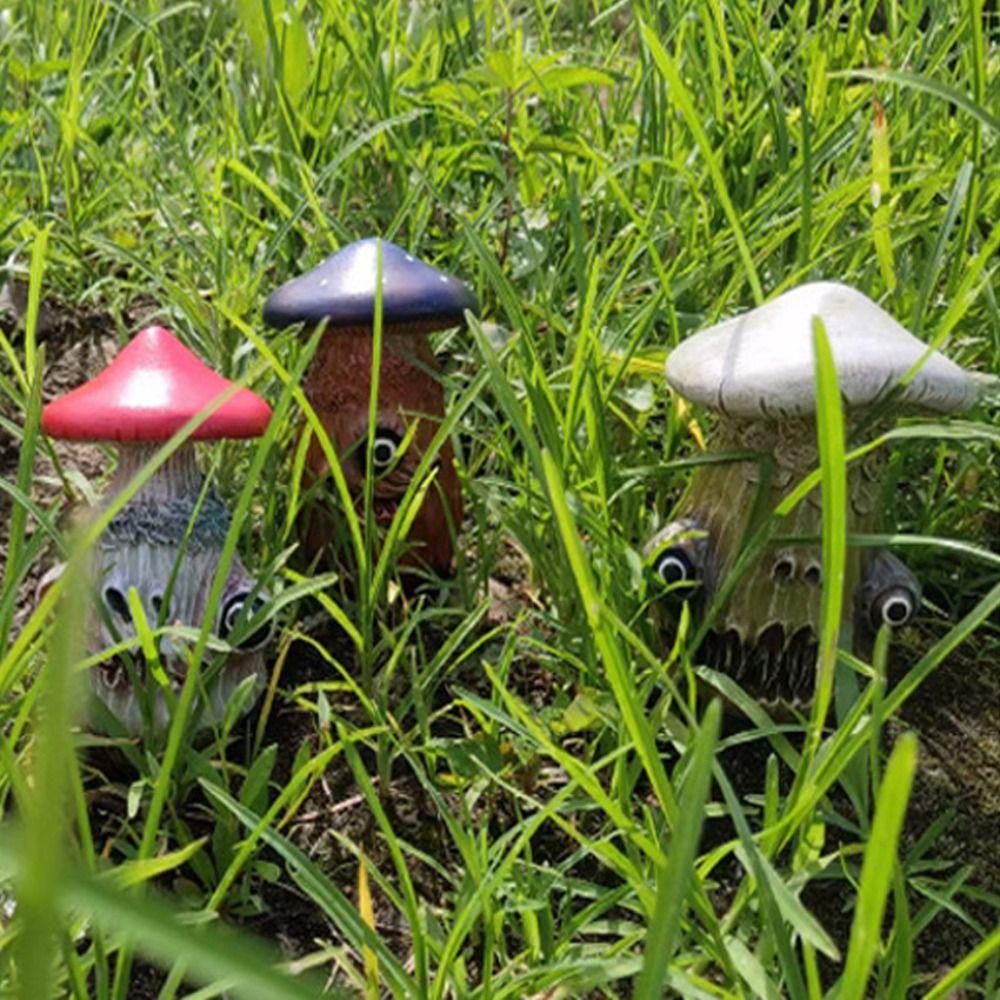 Ornaments Mushroom Statue Resin Crafts Resin Figurine Halloween Mushroom Sculpture Home Decoration