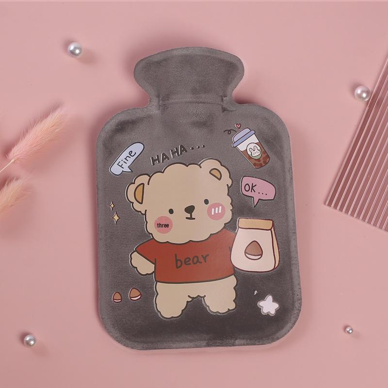 Mini Plush Cartoon Hot Water Bottle & Hand Warmer
