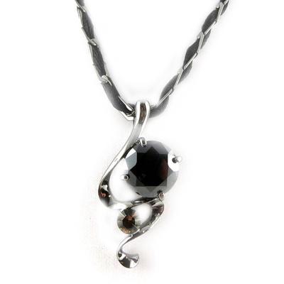 [E0857] - Black 'Courtisanes' Designer Necklace