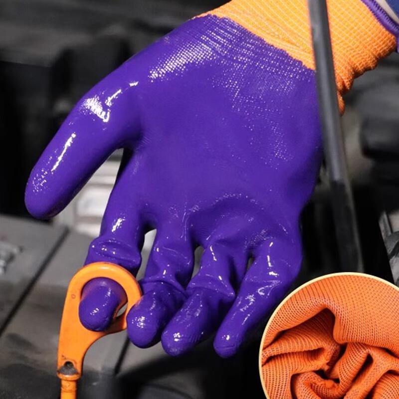 Nitrile Dipped Wear-Resistant Work Gloves