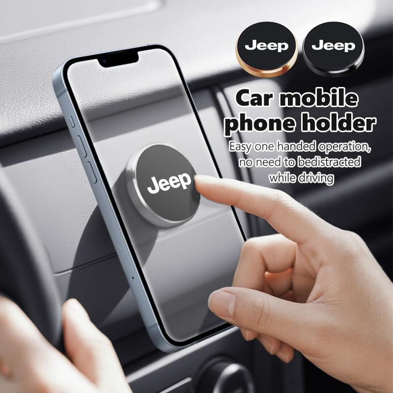 Aluminum Alloy Car Phone Holder Anti-shake Protective Bracket Navigation Brackets For Jeep Grand Cherokee Wrangler JK Renegade