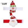 Santa Claus Curtain Tiebacks Christmas Tieback, 3D Plush Snowman Window Holders Holiday Ties Backs, Decorative Drape Holdbacks for Xmas Party Drapery