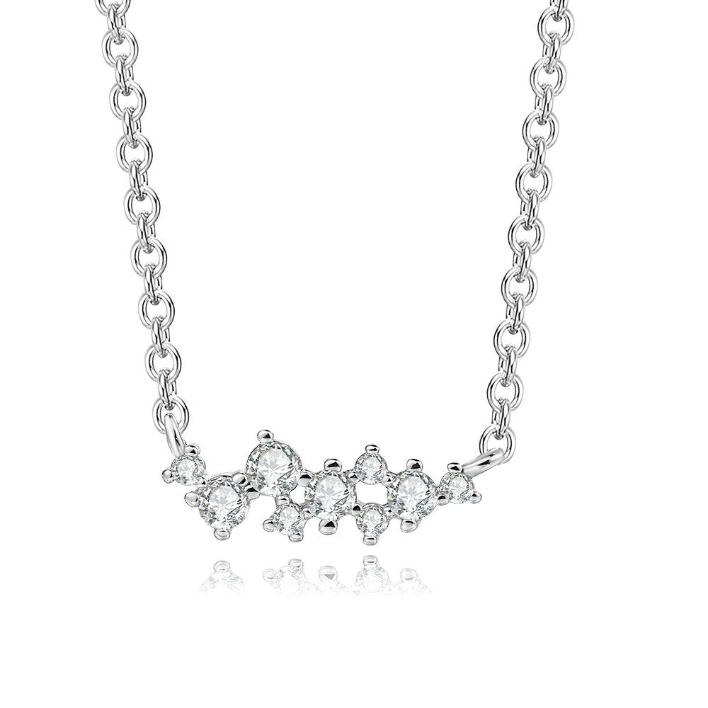 

ZHOUYANG Pendant Necklace For Women New Fresh Mini Zircon Rose Gold Color Wedding Engagement Party Gift Fashion Jewelry N023