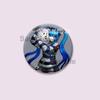 Anime Game Series The Hundred Line Last Defense Academy Badge Cartoon Round Brooch Pins on Backpack Hat Accessories Jewelry Gift