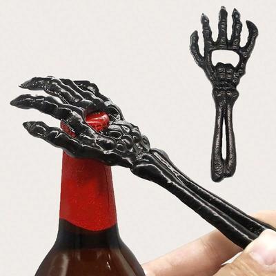 1pc/2pcs/3pcs-Skeleton Hand Bottle Opener –Party Tool, and Fashion Accessory for Men - Perfect for Halloween and Everyday Use