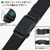 LionVII Nylon Belt Work Belt for Golf Outdoor Belt for No Stepless Adjustment Men's - Auto-Lock Mountaineering, Sports, - Workwear, Unisex, Holes,