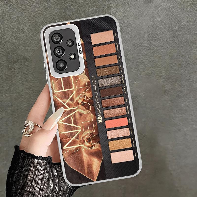 Makeup Eye Shadow Box Pattern Shockproof Phone Case for Samsung A17 A16 A15 A14 A37 A57 A36 A56 A26 A35 A55 A25 A34 A54 A24 A13