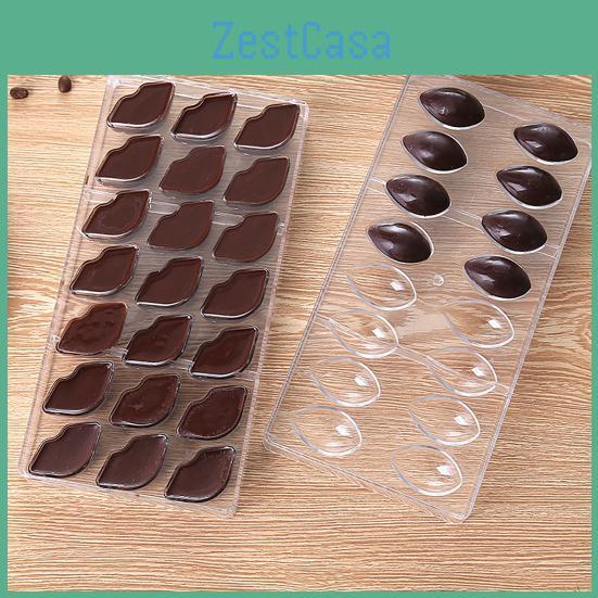 Transparent Nonstick Heatresistant Mold Chocolate Food Grade Reusable Decorative Diy Water Drop Lip Shaped Baking