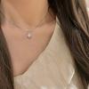 Elegant Zircon Necklace: Stylish, Lightweight, Niche Design, Minimalist, Exquisite, Super Sparkly Clavicle Chain for Women